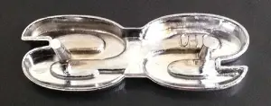 Fender Emblems - "SS" - LH/RH Pair - 68 Camaro - Image 2 of 2