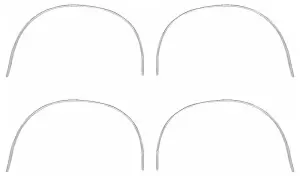 Wheel Opening Moldings - 4 Piece Set - 73-74  Charger - Image 1 of 2