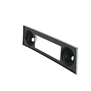 Center Dash Radio Cover Plate - Chrome and Black - 67-68 Camaro - Image 2 of 6
