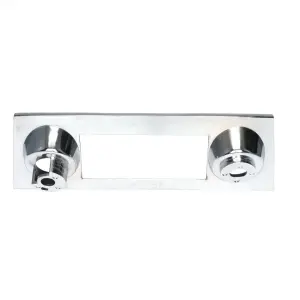 Center Dash Radio Cover Plate - Chrome and Black - 67-68 Camaro - Image 4 of 6