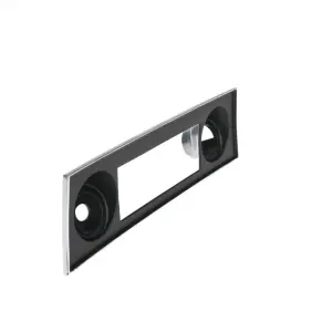 Center Dash Radio Cover Plate - Chrome and Black - 67-68 Camaro - Image 6 of 6