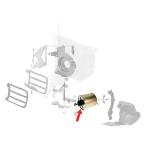 Headlamp Vacuum Actuator - 68-69 Camaro Rally Sport - Image 4 of 7