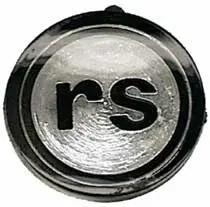 Horn Cap Insert - "rs" - 67 Camaro - Image 1 of 2