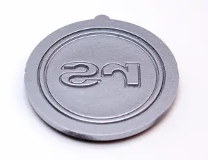 Horn Cap Insert - "rs" - 68 Camaro - Image 2 of 2