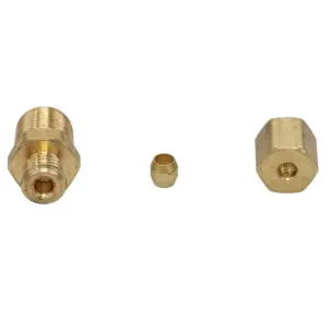 Oil Line Block Fitting - Sleeve and Nut - 67-69 Camaro; 68-76 Chevy II Nova; 71-76 Ventura - Image 1 of 6