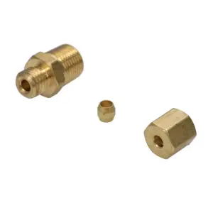 Oil Line Block Fitting - Sleeve and Nut - 67-69 Camaro; 68-76 Chevy II Nova; 71-76 Ventura - Image 2 of 6