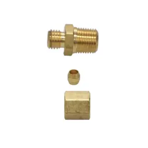 Oil Line Block Fitting - Sleeve and Nut - 67-69 Camaro; 68-76 Chevy II Nova; 71-76 Ventura - Image 3 of 6