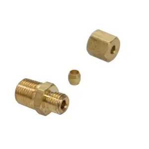 Oil Line Block Fitting - Sleeve and Nut - 67-69 Camaro; 68-76 Chevy II Nova; 71-76 Ventura - Image 6 of 6
