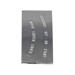 Dash Bezel Decal Set - Chrome Mylar- 67 Camaro - Image 3 of 6