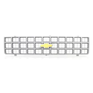 Premium Grille - OE Style with Foil Bowtie Emblem - Argent Gray - 80 Chevy CK Pickup Blazer Suburban - Image 1 of 4