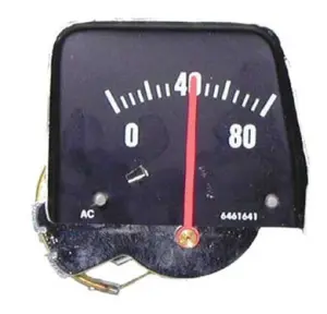 1976 Chevy Nova Console Oil Gauge Assembly - Black - 68-76 Chevy II Nova; 71-76 Ventura; 74 GTO