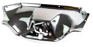 Hood Latch Panel - Chromed Stainless - 47-55 Chevy GMC Pickup Truck Suburban - Image 2 of 3
