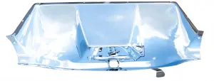 Hood Latch Panel - Chromed Stainless - 47-55 Chevy GMC Pickup Truck Suburban - Image 1 of 3