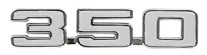 Fender Emblem - 350 - LH or RH - 69 Camaro - Image 1 of 2