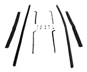 Front Door Window Channel Seal Kit - 8pcs - 55-59 Chevy GMC Pickup - Image 1 of 2
