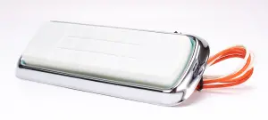 Dome Lamp Assembly - Chrome Cream - 55-59 Chevy GMC Truck - Image 3 of 4