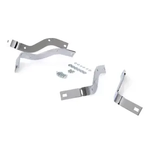 Rear Bumper Bracket Set - Chrome - 48-52 Ford F1 F2 Flareside; 53-72 F100 F250 Flareside - Image 2 of 3