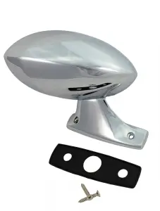 Outside Mirror - Sport Style - Chrome - Manual - RH - Dodge Plymouth 70 E Body - Image 1 of 2