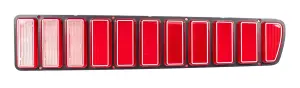 Taillight Lens w/ Silver Trim - RH - 73-74 Charger - Image 1 of 2