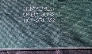 Back Glass - Green Tint - 63-64 Ford Galaxie Fastback - Image 2 of 2