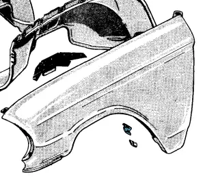 Front Fender to Inner Fender Bracket - LH or RH - 63 Ford Galaxie - Image 3 of 3