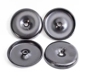 1965 Mercury Comet Seat Belt Anchor to Floor Pan Reinforcements (4pcs) - 62-66 Fairlane Falcon; 62-65 Galaxie; 65-69 F-Series w/ Bucket Seats