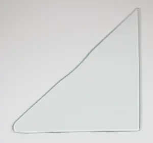 Vent Glass - Clear - LH or RH - 63-64 Ford Galaxie Fastback - Image 1 of 3