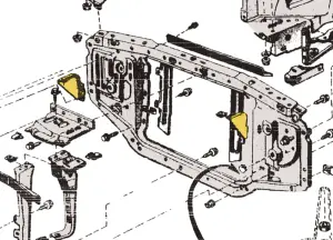 Grille Support - LH - 64 Ford Galaxie - Image 4 of 4