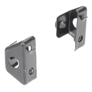 Headlamp Door Stop Brackets - 2pcs - 68 Camaro Rally Sport - Image 3 of 7