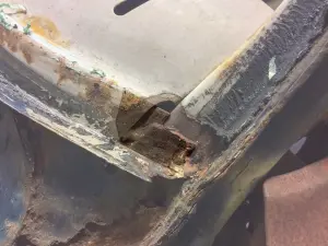Windshield Corner Bracket - LH - 66-67 Falcon Fairlane Ranchero Comet Cyclone - Image 3 of 3