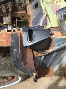 Inner Cowl Side Extension - LH - 66-67 Fairlane Comet Cyclone; 67 Ranchero - Image 2 of 3