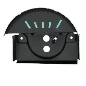 Console Fuel Gauge Face - Black - 67 Camaro - Image 1 of 4