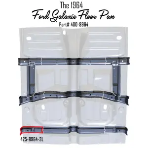 Rear Floor Brace - LH - 64 Galaxie - Image 5 of 7
