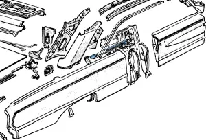 Quarter Panel Reinforcement - Upper - RH - 64 Ford Galaxie - Image 4 of 4