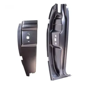 Door Jamb Lock Pillar w/ Reinforcement - LH - 66-67 Fairlane Comet Cyclone Fastback & Convertible - Image 2 of 3