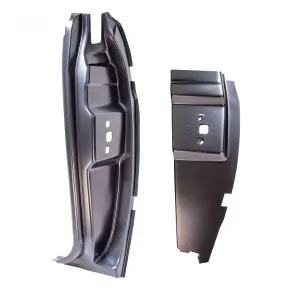 Door Jamb Lock Pillar w/ Reinforcement - RH - 66-67 Fairlane Comet Cyclone Fastback & Convertible - Image 3 of 3