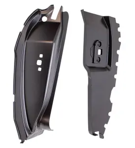 Door Jamb Lock Pillar w/ Reinforcement - LH - 68-69 Fairlane Torino 2DR & Convertible - Image 2 of 2