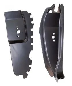 1969 Ford Torino Door Jamb Lock Pillar w/ Reinforcement - RH - 68-69 Fairlane Torino 2DR &amp; Convertible