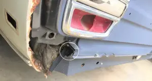 Rear Crossmember to Tail Panel Corner Reinforcement - RH - 68-69 Fairlane Torino - Image 4 of 4