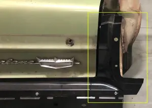 Quarter to Taillight Panel Filler Panel - RH - 66-67 Fairlane - Image 2 of 3