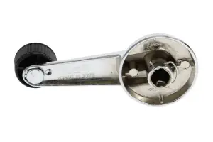 Window Crank Handle - Chrome w Black Knob - 81-94 Chevy GMC CK Truck and SUV - Image 2 of 2