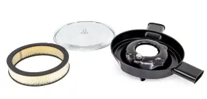Dual Snorkel Air Cleaner with Chrome Lid - 70-72 Camaro - Image 1 of 3