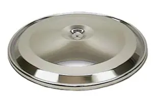 Dual Snorkel Air Cleaner Chrome Lid - 70-72 Camaro - Image 1 of 2