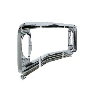 Grille Shell - w/ Headlamp Bezels - Chrome Steel - 71-72 Chevy C/K Pickup Blazer Suburban - Image 3 of 6