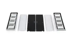 Hood Inserts - 4-Port for SS Super Sport - 2 Piece Set - 68-69 Camaro - Image 1 of 3