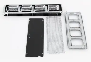 Hood Inserts - 4-Port for SS Super Sport - 2 Piece Set - 68-69 Camaro - Image 3 of 3
