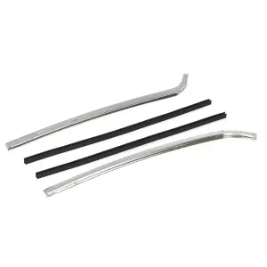 Quarter Window Chrome Vertical Moldings - 67-69 Camaro Firebird - Image 5 of 6