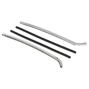 Quarter Window Chrome Vertical Moldings - 67-69 Camaro Firebird - Image 6 of 6