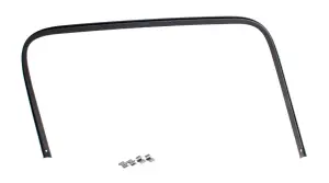 Door Glass Molding Trim Panel - Inner - Black - LH - 55-59 Chevy GMC Truck - Image 2 of 2