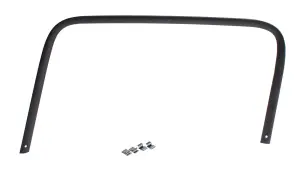 1959 GMC Suburban Door Glass Molding Trim Panel - Inner - Black - LH - 55-59 Chevy GMC Truck